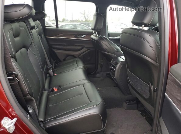 1C4RJHBG0RC256485 2024 JEEP GRAND Maroon Widok wnętrza z tyłu