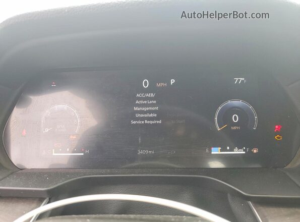1C4RJHBG1S8793360 2025 JEEP GRAND Gray ხელსაწყოთა პანელის ხედი