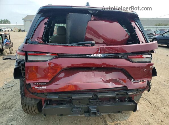 1C4RJHBG3SC357428 2025 JEEP GRAND Burgundy Rear view