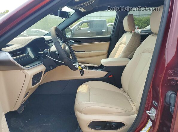 1C4RJHBG3SC357428 2025 JEEP GRAND Burgundy Front interior view
