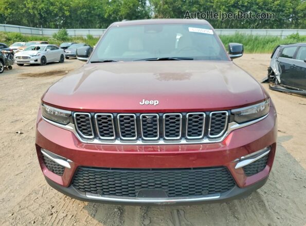 1C4RJHBG3SC357428 2025 JEEP GRAND Burgundy Front view
