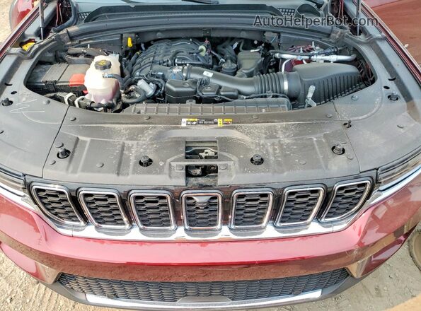 1C4RJHBG3SC357428 2025 JEEP GRAND Burgundy Engine compartment view
