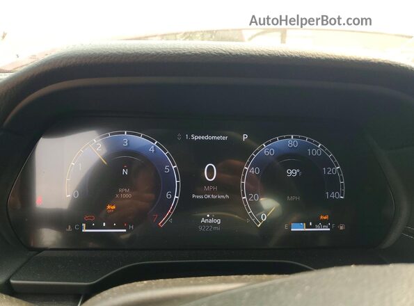 1C4RJHBG3SC357428 2025 JEEP GRAND Burgundy Instrument cluster view