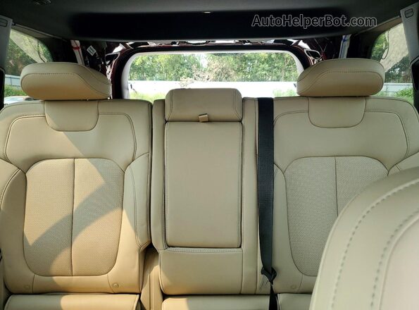 1C4RJHBG3SC357428 2025 JEEP GRAND Burgundy Rear seats view
