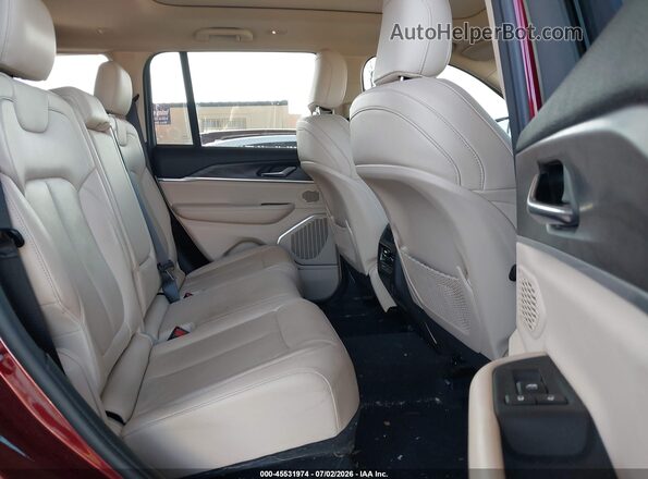1C4RJHBG4N8553515 2022 JEEP GRAND CHEROKEE Burgundy Widok naklejki z numerem VIN