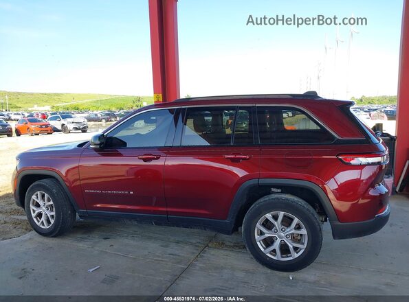 1C4RJHBG4N8553515 2022 JEEP GRAND CHEROKEE Burgundy Widok wnętrza 360 stopni
