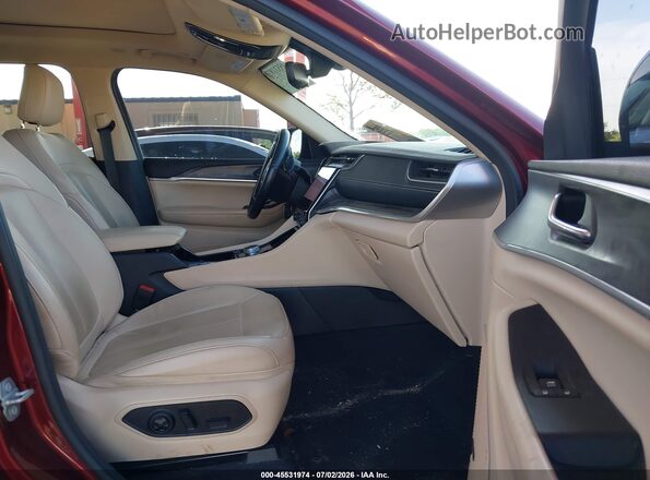 1C4RJHBG4N8553515 2022 JEEP GRAND CHEROKEE Burgundy Widok wnętrza z przodu