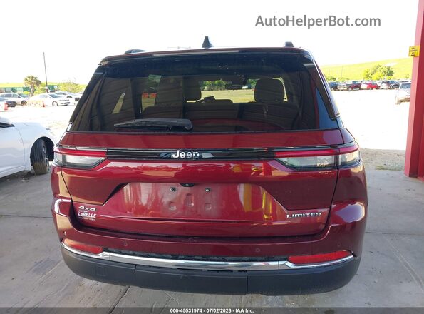 1C4RJHBG4N8553515 2022 JEEP GRAND CHEROKEE Burgundy 