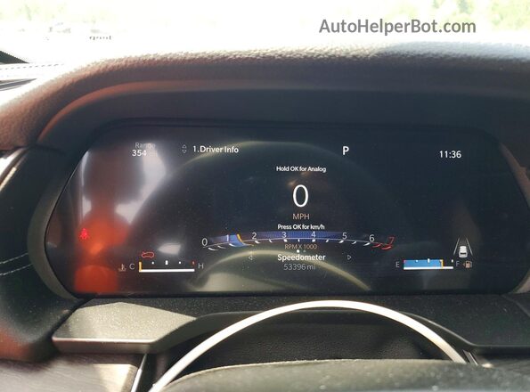 1C4RJHBG4PC500331 2023 JEEP GRAND White Instrument cluster view