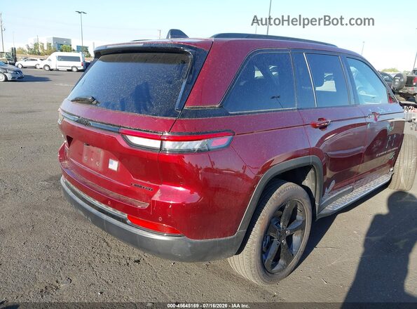1C4RJHBG4S8776293 2025 JEEP GRAND CHEROKEE Maroon Задня права чверть