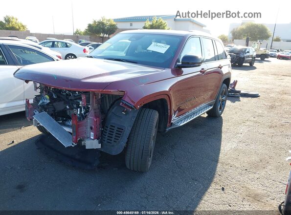 1C4RJHBG4S8776293 2025 JEEP GRAND CHEROKEE Maroon Передня ліва чверть