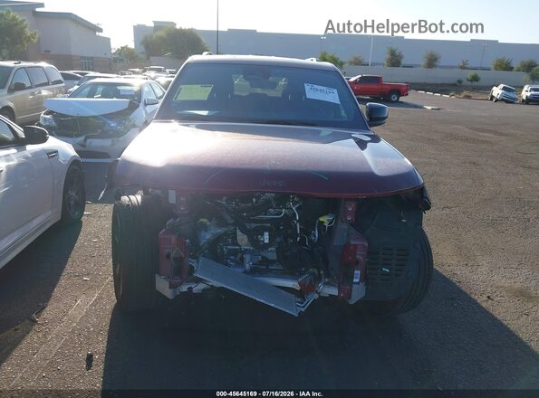 1C4RJHBG4S8776293 2025 JEEP GRAND CHEROKEE Maroon Вид задньої частини салону