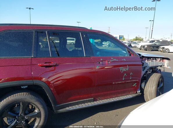 1C4RJHBG4S8776293 2025 JEEP GRAND CHEROKEE Maroon Панорамний вид салону 360°