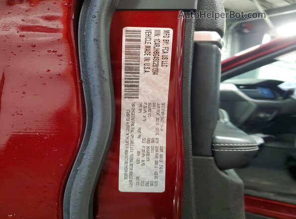 1C4RJHBG4SC281394 2025 JEEP GRAND Черный Вид наклейки с VIN-кодом