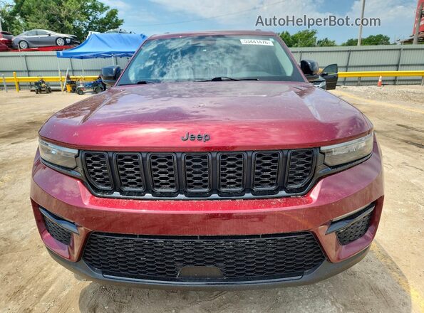 1C4RJHBG5PC536996 2023 JEEP GRAND Maroon წინა ხედი