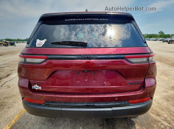 1C4RJHBG5PC536996 2023 JEEP GRAND Maroon უკანა ხედი