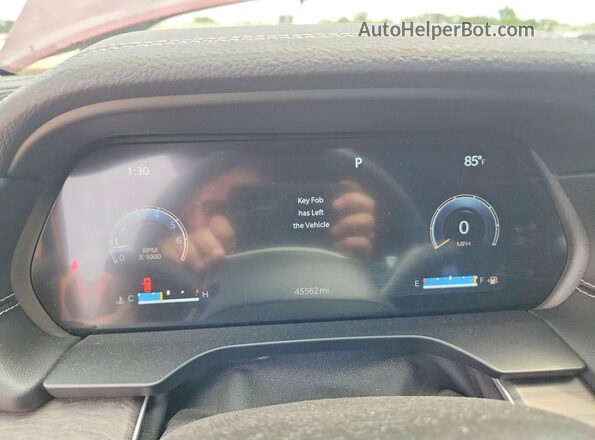1C4RJHBG5PC536996 2023 JEEP GRAND Maroon ხელსაწყოთა პანელის ხედი