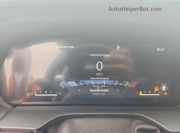 1C4RJHBG5PC607002 2023 JEEP GRAND Black Instrument cluster view