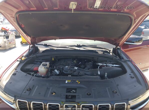 1C4RJHBG6N8602536 2022 JEEP GRAND CHEROKEE Burgundy Вид ззаду