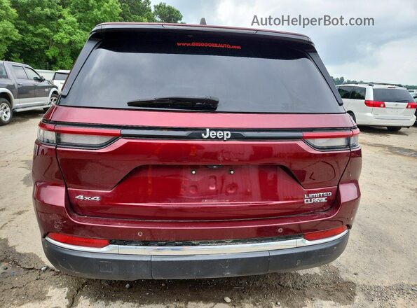1C4RJHBG7PC512067 2023 JEEP GRAND Burgundy Вид ззаду