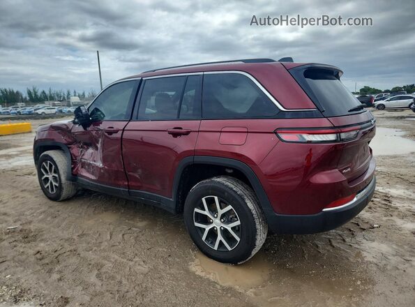 1C4RJHBG8R8943846 2024 JEEP GRAND Burgundy Հետևի ձախ