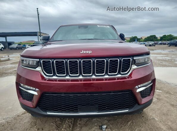1C4RJHBG8R8943846 2024 JEEP GRAND Burgundy Դիմացի տեսք