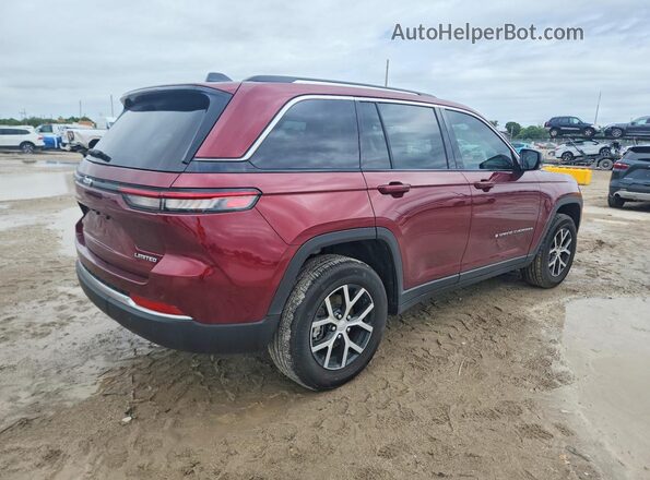 1C4RJHBG8R8943846 2024 JEEP GRAND Burgundy Հետևի աջ