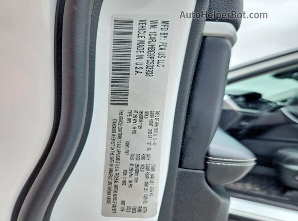 1C4RJHBG9PC533938 2023 JEEP GRAND White Vista interior de 360 grados