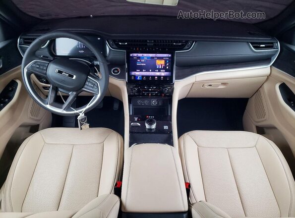 1C4RJHBG9S8735979 2025 JEEP GRAND Белый Вид панели приборов