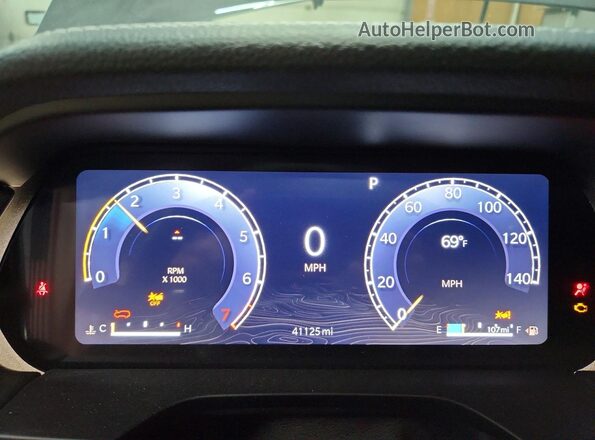 1C4RJHBGXRC201221 2024 JEEP GRAND Charcoal Вид щитка приладів