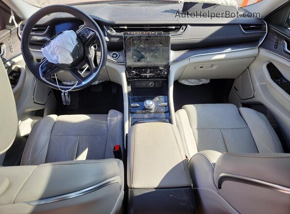 1C4RJHDG0N8598089 2022 JEEP GRAND Burgundy Widok deski rozdzielczej