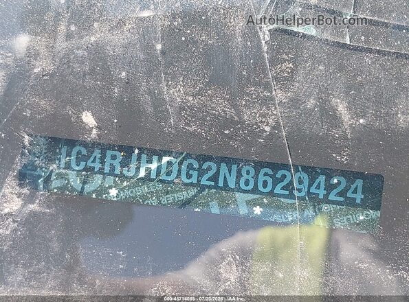 1C4RJHDG2N8629424 2022 JEEP GRAND CHEROKEE Белый Вид подкапотного пространства