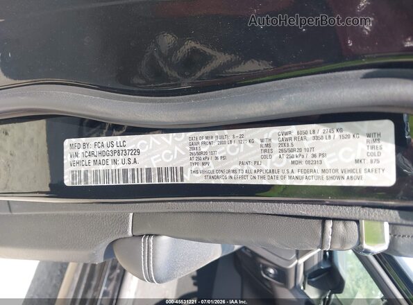 1C4RJHDG3P8737229 2023 JEEP GRAND CHEROKEE Black Widok komory silnika