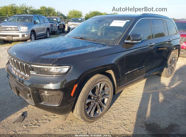 1C4RJHDG3PC508689 2023 JEEP GRAND CHEROKEE Black წინა მარცხენა ხედი სამი მეოთხედიდან