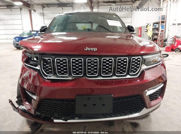 1C4RJHEG2N8615828 2022 JEEP GRAND CHEROKEE Красный Вид задней части салона