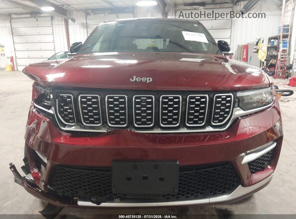 1C4RJHEG2N8615828 2022 JEEP GRAND CHEROKEE Красный 
