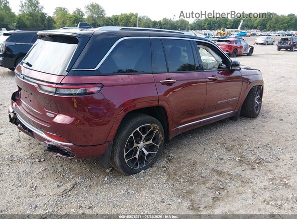 1C4RJHEG6P8779800 2023 JEEP GRAND CHEROKEE Бордовый Задняя правая четверть