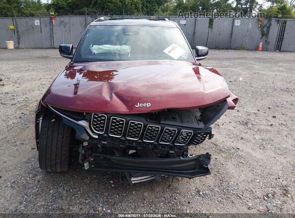 1C4RJHEG6P8779800 2023 JEEP GRAND CHEROKEE Бордовый Вид задней части салона