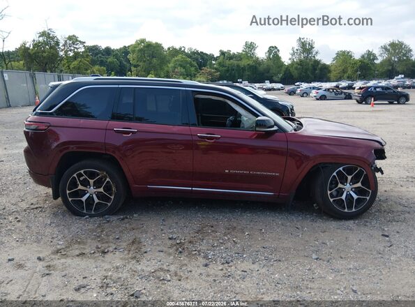 1C4RJHEG6P8779800 2023 JEEP GRAND CHEROKEE Бордовый Панорамный вид салона 360°