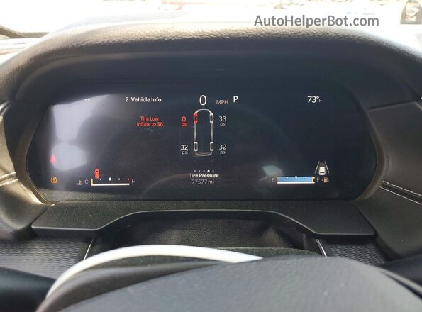 1C4RJJAG1P8874407 2023 JEEP GRAND White Вид щитка приладів