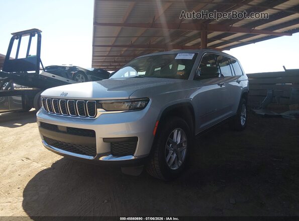 1C4RJJAG1P8901895 2023 JEEP GRAND CHEROKEE L Серебряный Передняя левая четверть