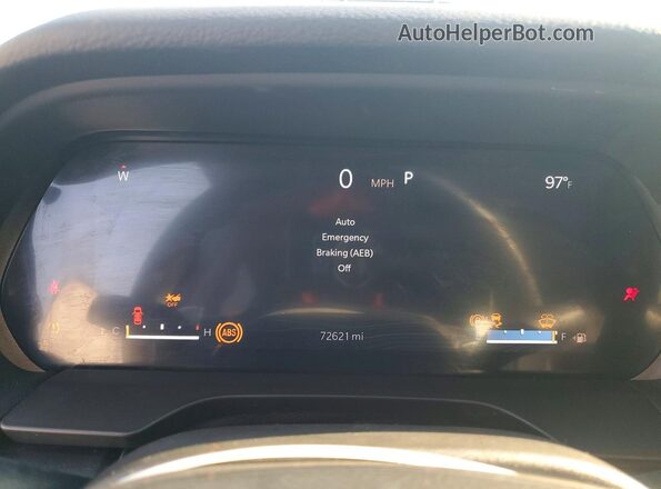 1C4RJJAG5M8203592 2021 JEEP GRAND Gray Widok zestawu wskaźników