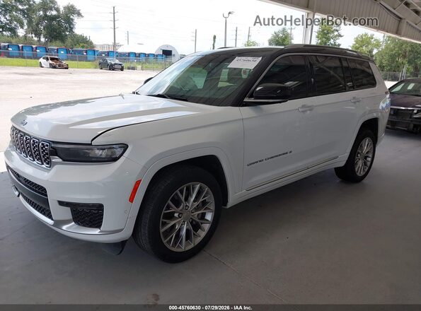 1C4RJJEG5P8776863 2023 JEEP GRAND CHEROKEE L White Передня ліва чверть