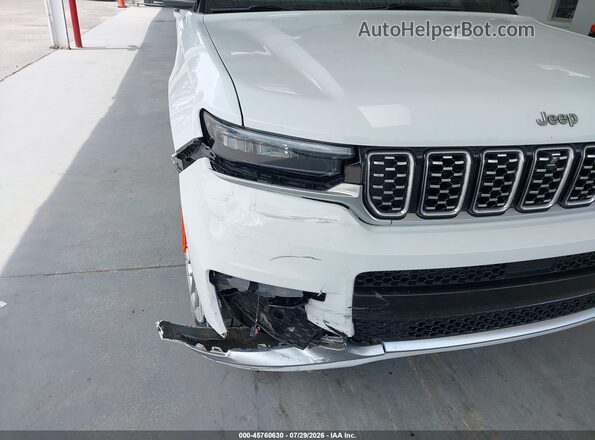 1C4RJJEG5P8776863 2023 JEEP GRAND CHEROKEE L White Вид спереду