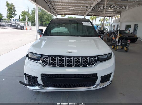 1C4RJJEG5P8776863 2023 JEEP GRAND CHEROKEE L White Вид щитка приладів