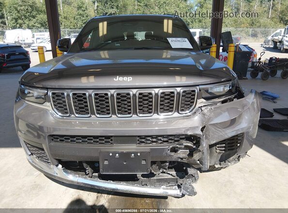 1C4RJKAG0S8644923 2025 JEEP GRAND CHEROKEE L Gray Widok zestawu wskaźników
