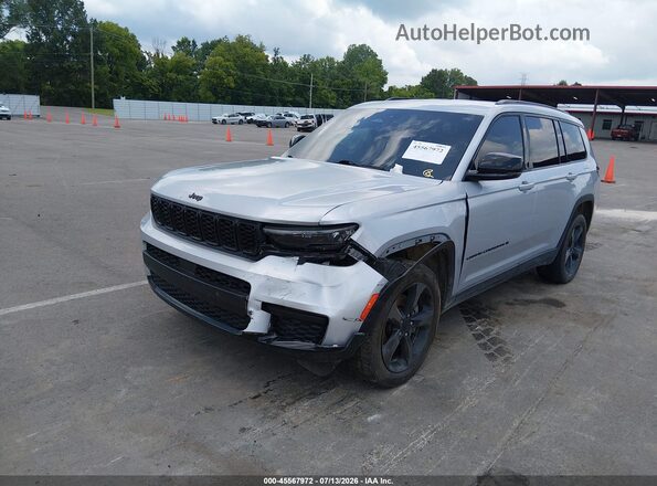 1C4RJKAG2P8875619 2023 JEEP GRAND CHEROKEE L Silver Front view