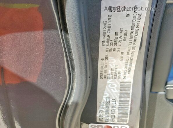 1C4RJKAG4M8162331 2021 JEEP GRAND Серый Вид наклейки с VIN-кодом