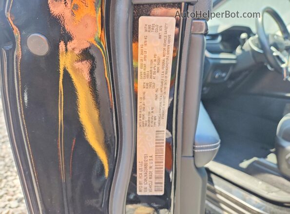 1C4RJKAG5N8612151 2022 JEEP GRAND Черный Вид наклейки с VIN-кодом