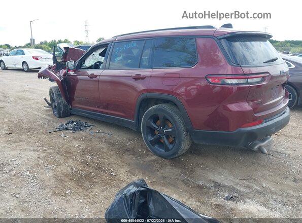 1C4RJKAG7P8886924 2023 JEEP GRAND CHEROKEE L Бордовый Задняя левая четверть